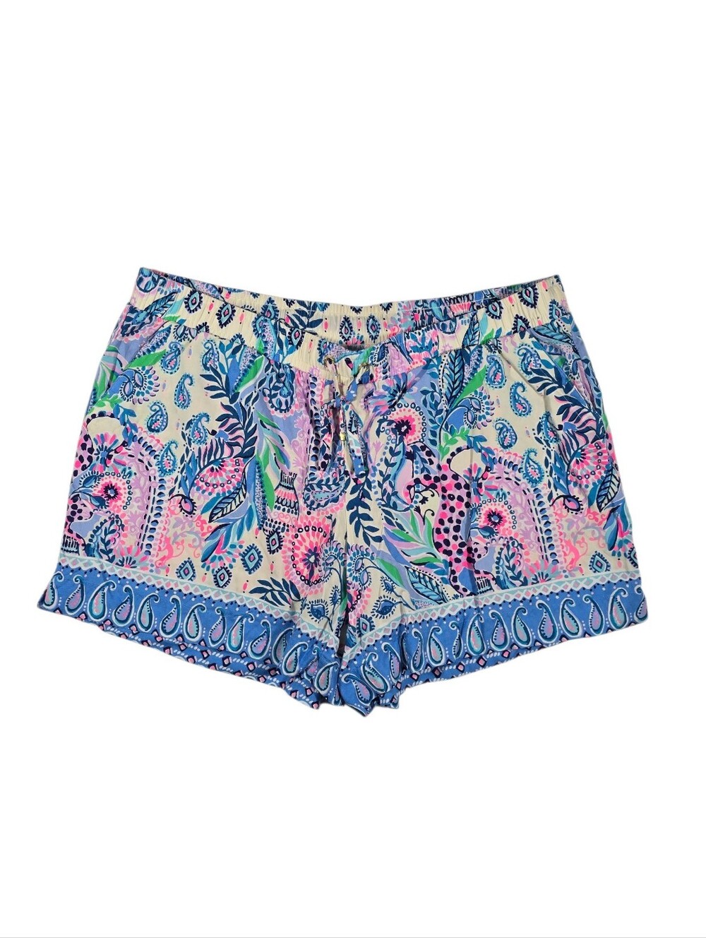 Lilly Pulitzer Katia Pull On Shorts Size Large